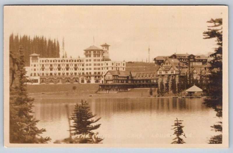 The Chateau Lake Louise, Banff Alberta, Vintage Byron Harmon RPPC Postcard #288