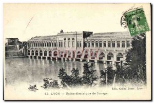 Old Postcard Lyon Electricite Electric Factory Jonage