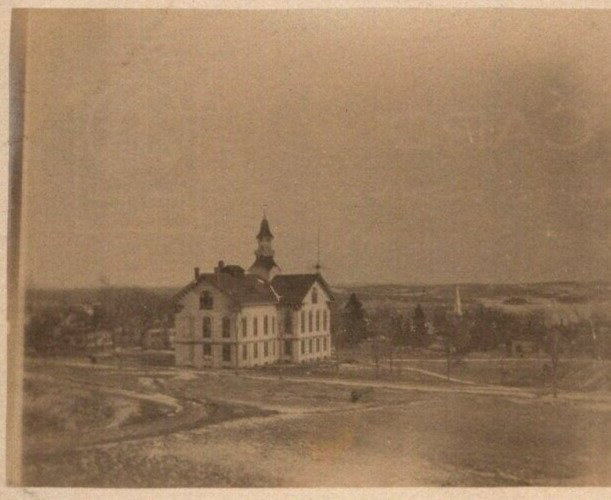 RPPC  Dismukes Hall  Castine Maine Maritime Academy  Real Photo  Postcard  c1910