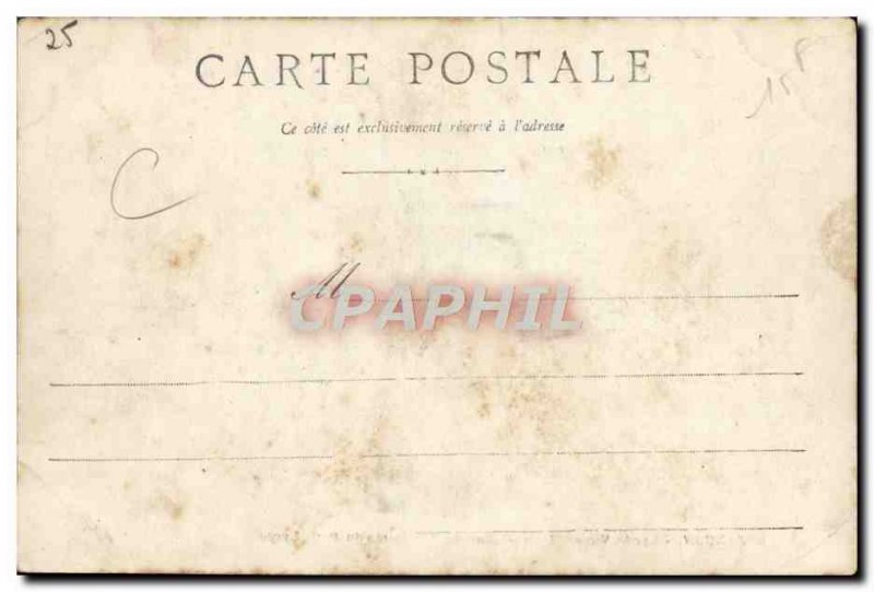 Old Postcard Besancon Lycée Victor Hugo From Court Reereation Petil Du Lycee