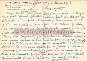 Postcard Modern Dam Vouglans (Jura) on the River Ain