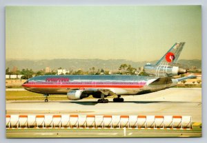 Hawaiian McDonnell Douglas DC-10-10 N148 AA Airline Aircraft Postcard