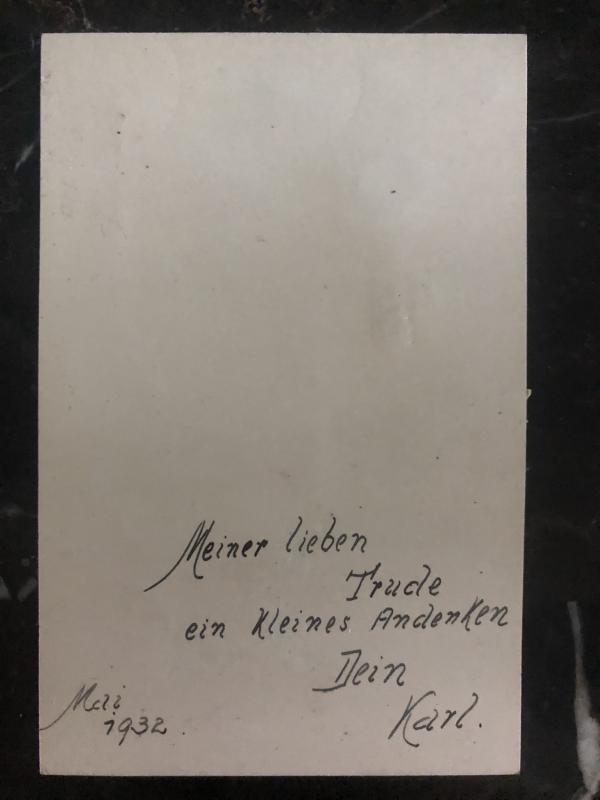 Mint Germany hand Painted Postcard rare 1932 NAZI Flag