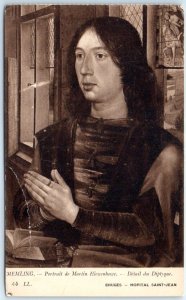 M-59964 Portrait of Martin Hiewenhowe By Memling Sint-Janshospitaal Bruges Be...