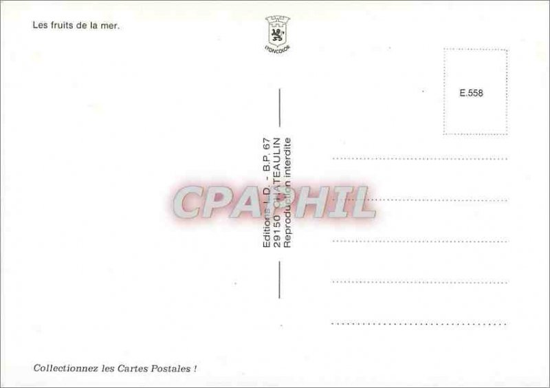 Modern Postcard The seafood