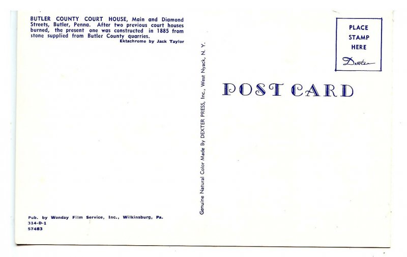 PA - Butler. Butler County Courthouse