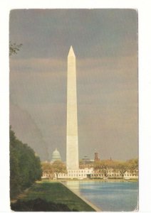 The Washington Monument, Washington DC, Vintage Chrome Postcard