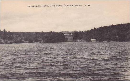 New Hampshire LaKe Sunapee Granliden Hotel & Beach Artvue