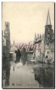 Postcard Old Bruges Quai Du Rosaire