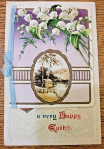Gottschalk Postcard Easter Greeting With Fold Out Note Series No 2605