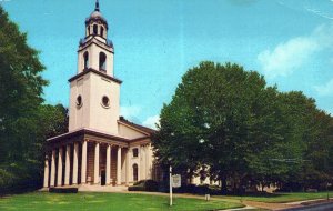 VINTAGE STANDARD SIZE POSTCARD GLENN MEMORIAL UNITED METHODIST CHURCH ATLANTA GA