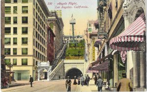 Early View Angels Flight Los Angeles California