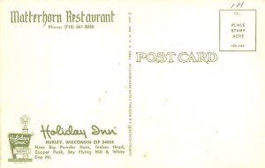 Holiday Inn Martterhorn Restaurant Hurley WI 