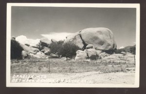 RPPC WILCOX ARIZONA BENSON AZ. DRAGON MOUNTAINS REAL PHOTO POSTCARD