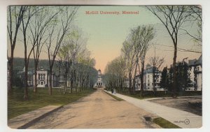 P2518, old postcard view buildings & grounds mc gill university montreal canada