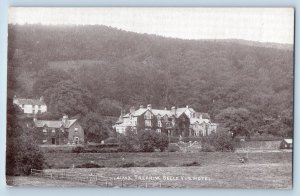 Wales Postcard Trefriw Bellevue Hotel c1910 Sepiatone Unposted Antique