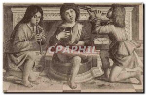 Old Postcard Paris Louvre Museum Concert d & # 39enfants Venetian School