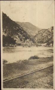 Hot Sulphur Spring - WV Written on Back c1910 Real Photo Postcard