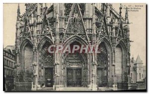 Postcard Old Church St Maclou Rouen Portals