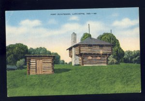 Lafayette, Indiana/IN Postcard, Fort Quiatenon