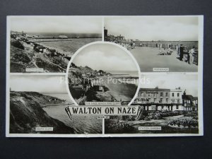 Essex WALTON ON NAZE 5 Image Multiview c1930's RP Postcard by Raphael Tuck