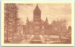 Postcard - City Hall - Passaic, New Jersey