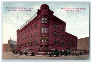 1921 Office, Warehouse in Frederic B Stevens Detroit Michigan MI Postcard