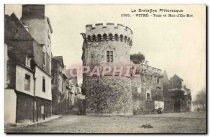 Old Post Card Britain Pittroesque Glass Tower And Street D & # 39En Netherlands