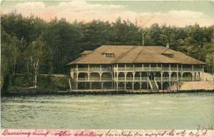 NH, Manchester, New Hampshire, Pine Island Park, Pavilion and Cafe, No. 75122