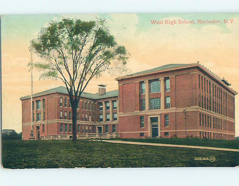 Divided-Back HIGH SCHOOL Rochester New York NY k0751