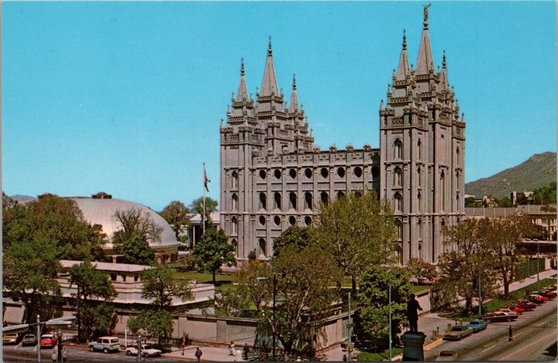 Temple Square Salt Lake City Utah Postcard PC475