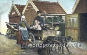 Hondenkar Volendam Netherlands Holland Postcard