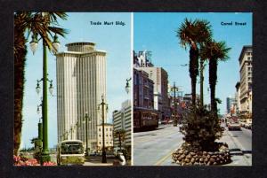 LA Trade Mart Bldg Canal St New Orleans Louisiana Postcard Carte Postale