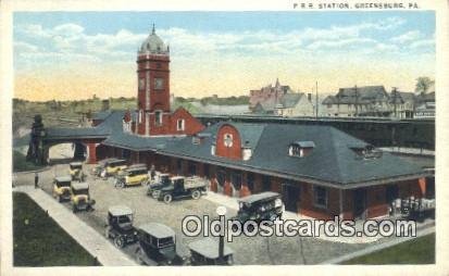 PRR Station, Greensburg, PA, Pennsylvania, USA Depot Railroad Unused 