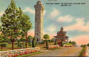 Pennsylvania Reading The Fire Tower On Skyline Drive