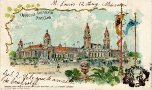 PC CPA US, MO, ST LOUIS, WORLD'S FAIR 1904, VINTAGE LITHO POSTCARD (b6516)