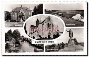 Modern Postcard Pacy-sur-Eure L & # 39hotel city of laces & # 39Eure Monument...