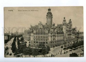 191764 GERMANY LEIPZIG Rathausring Vintage postcard