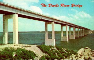 Texas Devils River Bridge On U S Highway 90 West Od Del Rio