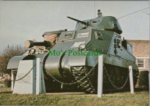 Military Postcard - USA Built M3 Grant Tank, Bassingbourne Barracks RR11932