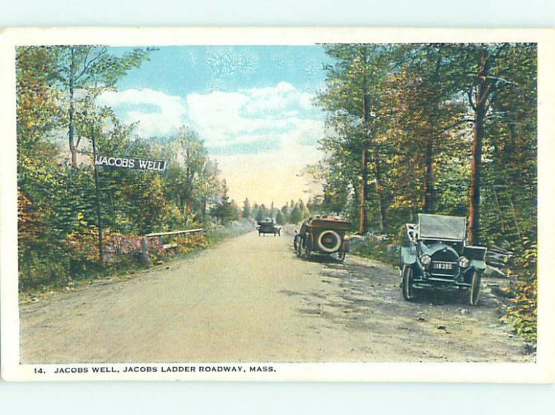 W-Border ROAD OR STREET SCENE Lowell Massachusetts MA hJ5843