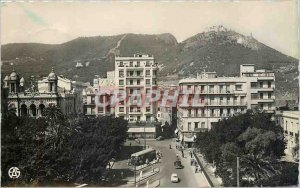 Old Postcard Oran The Place Foch and Santa Cruz