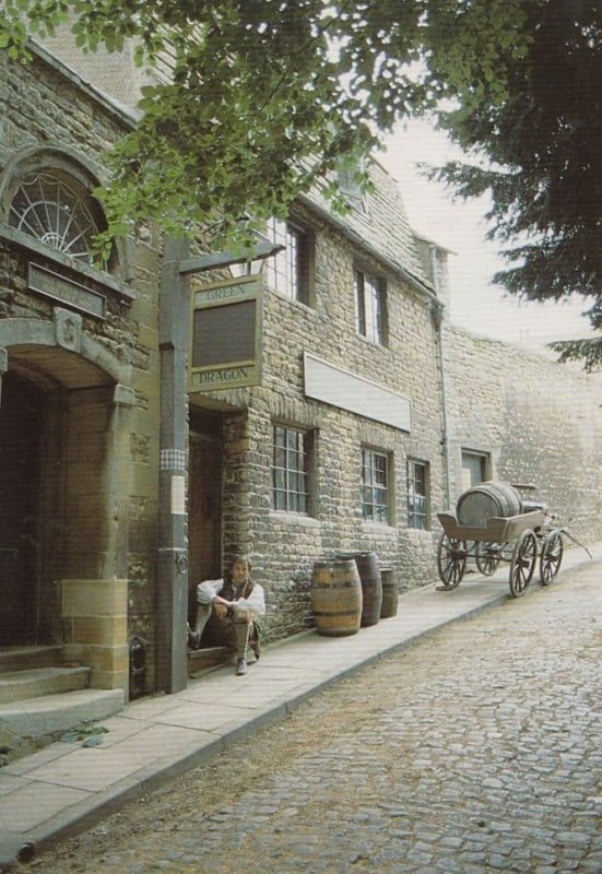 Set Location Green Dragon Pub Middlemarch TV Show Stamford Lincolnshire Postcard