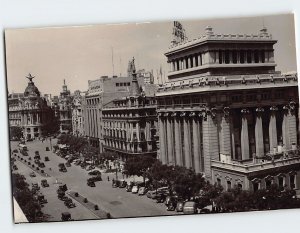 Postcard Alcala Street, Madrid, Spain