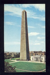 Charlestown, Massachusetts/MA Postcard, Bunker Hill Monument