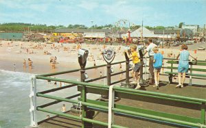 Old Orchard Beach ME View Looking Southwest From The Pier Postcard