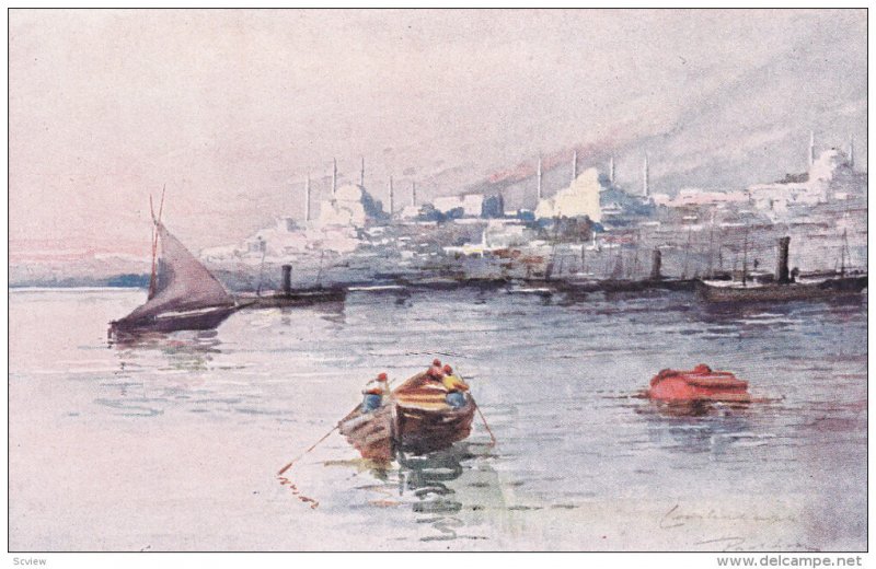 CONSTANTINOPLE , Turkey  , 00-10s ; Serailpoint at sun rise