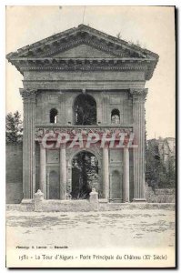 Old Postcard La Tour d'Aigues (Vaucluse) Chateau du Main Gate