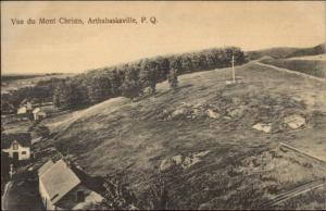 Arthabaskaville Quebec Vue du Mont Christo c1910 Postcard jrf