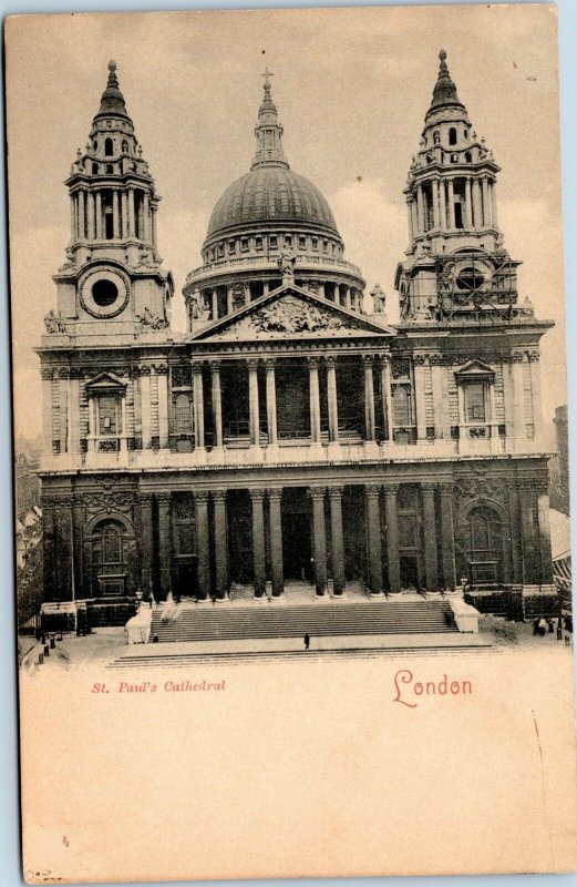 postcard UK - St. Paul's Cathedral, London